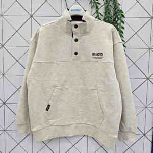 [에꼴리에]에꼴리에 주니어 스냅 반집업 맨투맨 티 25C1703