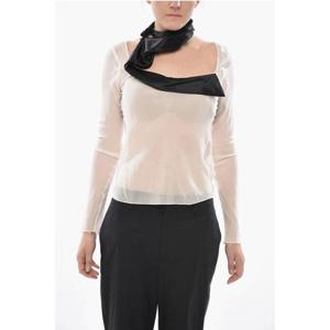 지방시 블라우스 BW61BS14M7 712 White