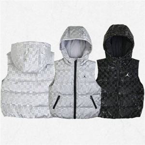 나이키 조던 주니어 샤이니 모노그램 덕다운 베스트 패딩 조끼 N254VE388P 2531209