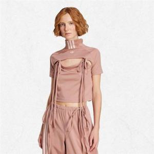 아디다스 ADIDAS KOREA 리본 컷아웃 크롭탑 JW0931 2472261