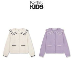 [탑텐키즈]여아) 카라 스웨터 가디건 (MKG1EC2202)