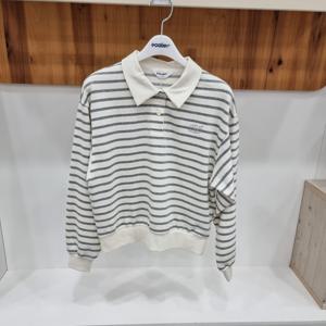 [에꼴리에]세미크롭 스트라이프 카라티 25C5458