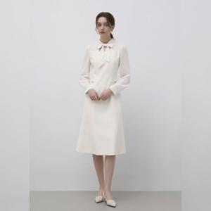 잇미샤 텍스쳐 블록 뷔스티에 타이 원피스 ITQ3WOP140