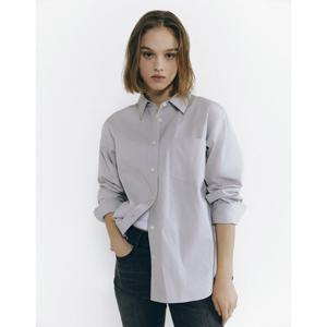 [지오다노] 여자 봄~가을 베이직 포플린 셔츠 550134