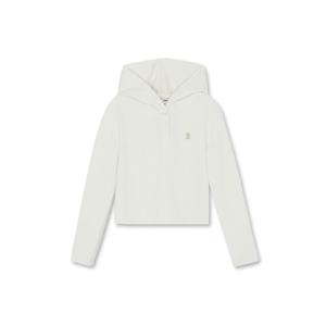 MLB  (3FHDB1261-43CRS) 여성 베이직 슬림핏 와플 후드티