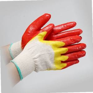 안전 장갑 이중코팅 이중 황코팅 봉 10조