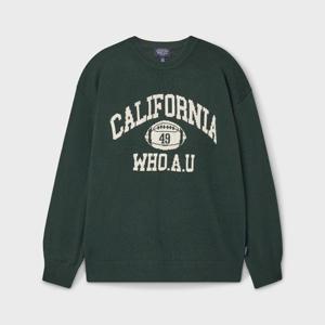[후아유] California Lettering Sweater(U) WHKAF4948U