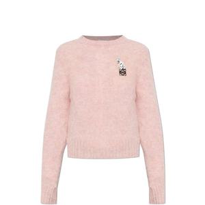26SS Loewe 울 스웨터 with patch S359Y14KI90PINK TP571441634
