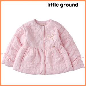 [리틀그라운드8] 루즈페(76119-110-01)프릴경량퀼팅점퍼 아동여아 점퍼 경량패딩 간절기 신학기 코디룩