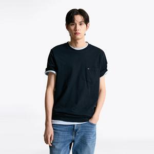 [공식][타미힐피거] 솔리드 포켓 티셔츠 (T12F1TPO110MT1DW5)