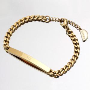 [선물포장]여성용G_이니셜각인 바체인팔찌