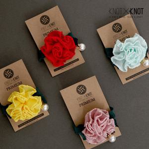 [KNOTXKNOT] 카네이션 헤어타이 or 부토니에
