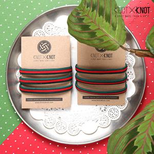 [KNOTXKNOT] 포인트 배색 심리스 고무줄