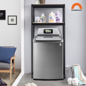 [스피드랙]세탁기 세탁실 수납 800x400x1800_2단 앵글선반