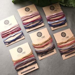 [KNOTXKNOT] 4중이라 꽉잡아주는 핸드메이드매듭 머리끈 10pcs