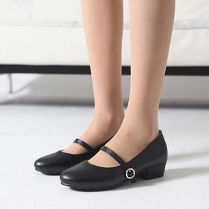 [신꼬가] 255-270mm 국산 빅사이즈 메리제인플랫 슈즈