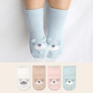 [하이베이비]쫑긋스마일 양말 / 유아양말/ 아기양말 / 캐릭터 양말 / 신생아양말 / 곰돌이양말 / 데일