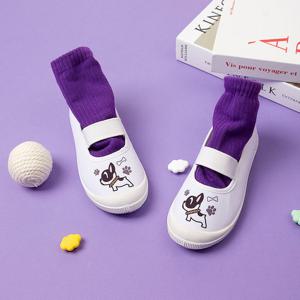 팬콧 팝바우 면 실내화/유치원 실내화 초등 학생 학교 유아 어린이 신학기 아기 아동 층간소음 키즈 여아 남
