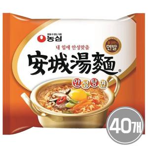농심 안성탕면 40개 / 봉지 라면