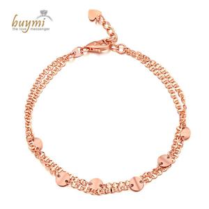 [바이미] 14k골드- 써클사다리 2줄 팔찌