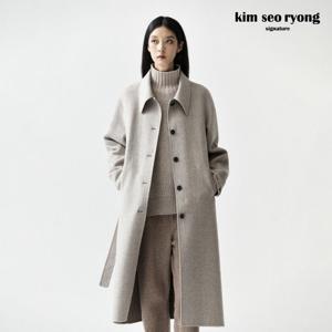 김서룡 25FW 울 핸드메이드 헤링본 코트[런칭 가격199,900원]