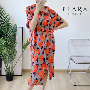 플라라 (77까지)리나플라워플리츠원피스_PK2MOP018C