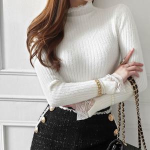 [금찌]금찌 앙고라소프트 레이스 폴라니트 ST5392T