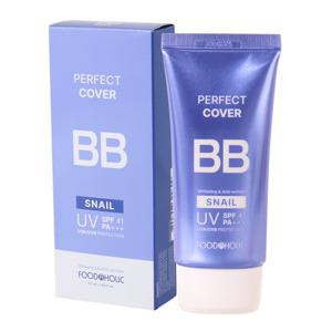 푸드어홀릭 퍼펙트 커버 스네일 비비크림 50ml SPF41 /자외선차단 톤업 결광 BB