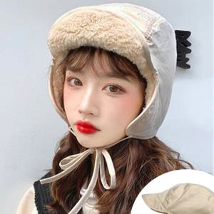 겨울 양면 뽀글이 패딩 군밤모자 귀달이 귀도리 모자