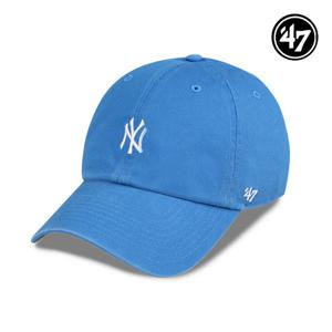 47브랜드 뉴욕 양키스 NY 스몰 로고 MLB 엠엘비 볼캡 야구 모자 블루 라즈 B-BSRNR17GWS-BZ