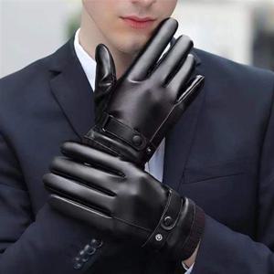 남성 기모안감 가죽 장갑 1P 겨울 보온 패션 글러브