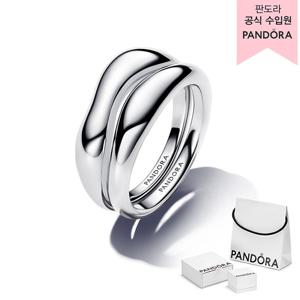 [판도라(주얼리)][판도라][백화점 보증서 제공]오가니컬리 쉐입드 스태킹 링_193264C00