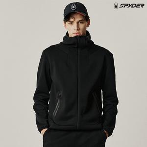 [스파이더] 남성 하이 퍼포먼스 양면 셋업 집업 SPJPCNFT111MBLK