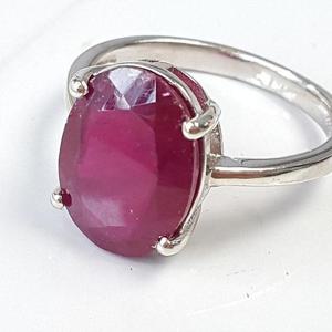 [블루케이] 블러드레드루비 원석 반지240609-11탄생석