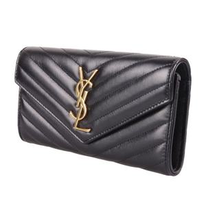 생로랑 금장 마틀라쎄 장지갑 372264 AAA44 1000