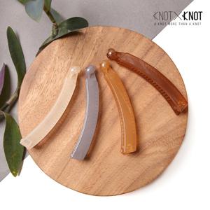 [KNOTXKNOT] 2p 두께까지 선택하는 컬러고운 심플 바나나핀