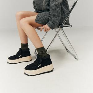 [공식] ASH(아쉬) MAGIC 매직 플랫폼 퍼 부츠 (AF4D01037/BL)