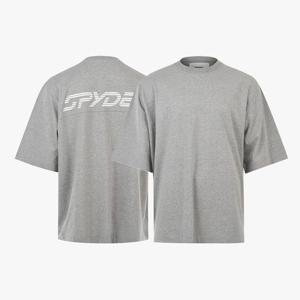 [스파이더] 남성 THE H 오버핏 백 로고 반팔 티셔츠 SPJMCNRS332MMGR