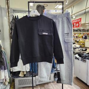 에스핏 HC09 포켓맨투맨세트TR 겨울노기모상하 SJY710MKTR21