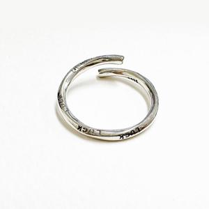 순은반지 럭키라인 프리사이즈 925실버