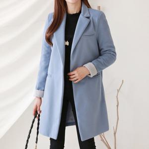 [올리비에스클로젯]데일리 카라 소매배색 코트_O2212CT902D