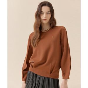 핀턱 볼륨 소매 네오프랜 긴팔 티셔츠 LA4CTS001