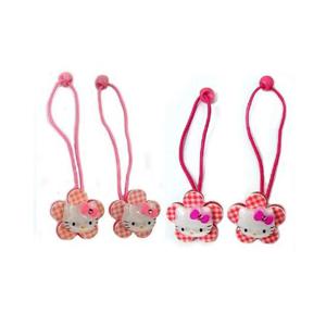 데일리 패션 ss키티-호마이카체크꽃방울/랜덤/머리끈/고무줄/방울