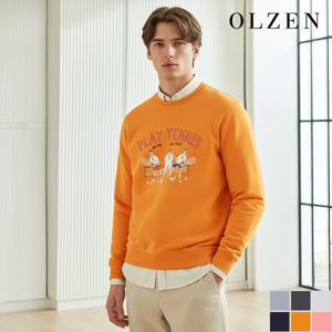 [올젠] 남녀공용 올리버 맨투맨 티셔츠 (ZMD1TR1301)