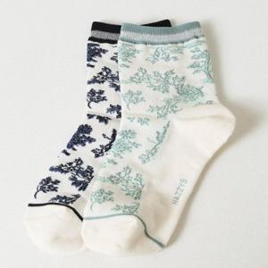 [헤지스] [뜨왈드주이] 면혼방 단목양말2종세트 HISS4E224