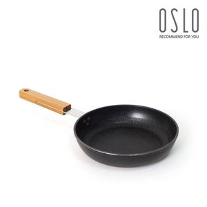 오슬로 인덕션 겸용 궁중팬 냄비 블랙 시리즈 (후라이팬 20cm)