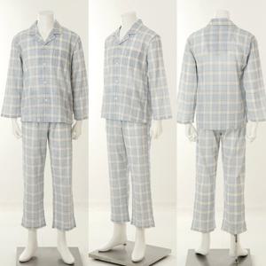 와코루 세련된 면요루 체크 남성 파자마 잠옷(WPA2472M)