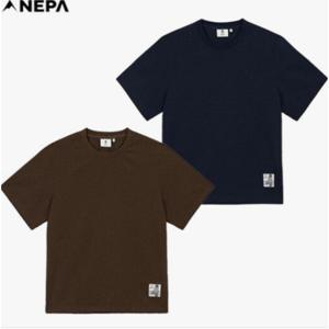 [네파 (행사)]공용 지짐이원단 론체어 우븐 셋업 반팔 티셔츠 7KD5369
