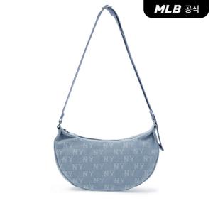 [MLB공식] 25N 클래식 모노그램 데님 빈티지 호보백 NY (L.Blue) 3ABQMD15N