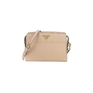 프라다 비텔로 피닉스 더블 지퍼 크로스바디백 카메오 베이지 1BH079-2E8K-F0770